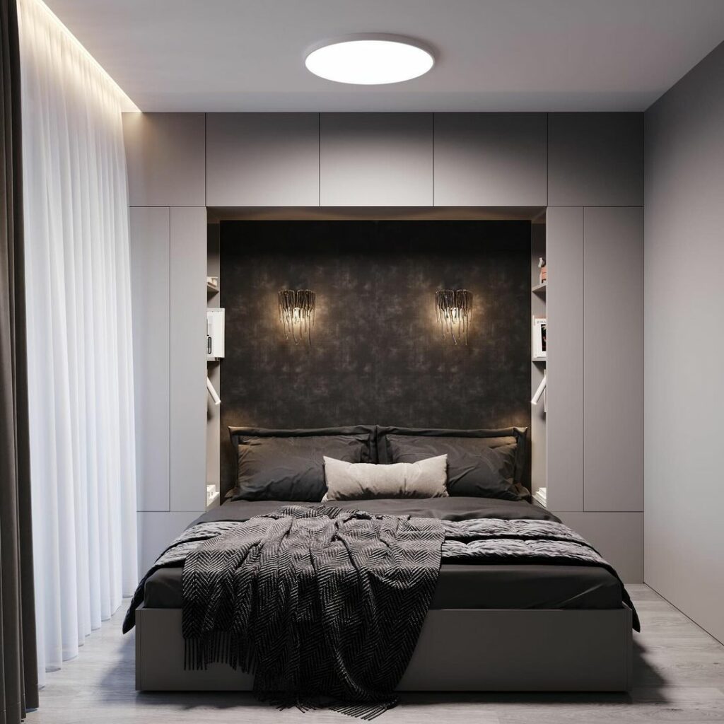 Moody and Dramatic Bedroom Haven